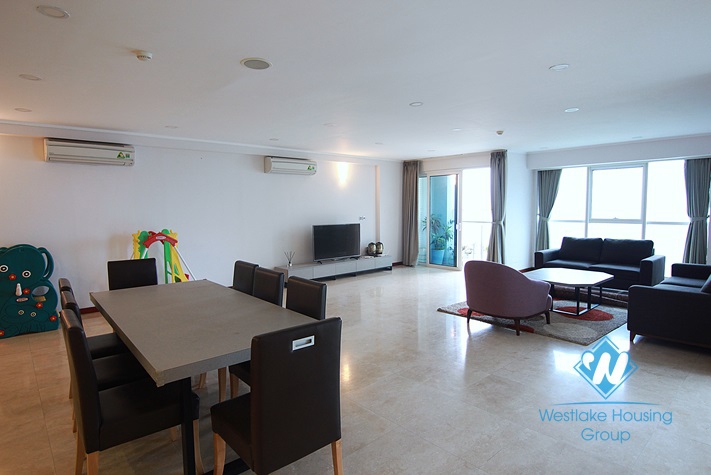Spacious 4 bedrooms apartment for rent in L - building, Ciputra, Hanoi 